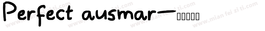 Perfect ausmar字体转换